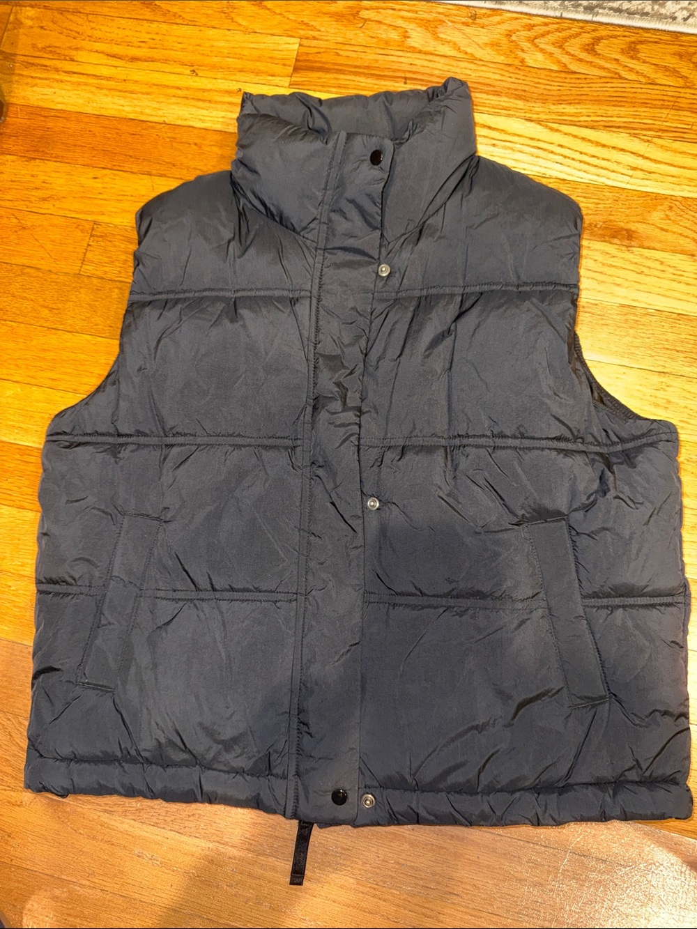 Old Navy Navy Quilted Puffer Vest
